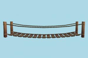 Wooden Bridge bridge, viaduct, wooden, road, way, structure